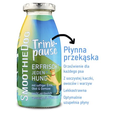 smoothie dla psa kaczka