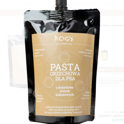 Pasta orzechowa dla psa z kokosem